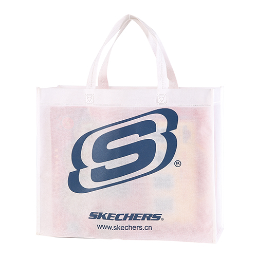 白色購物宣傳環保手提袋定制