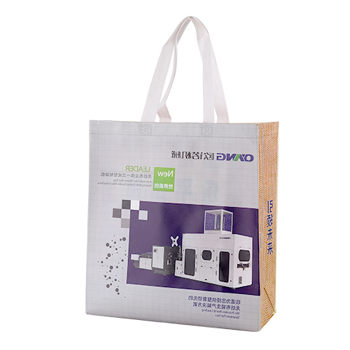 白色手提無紡布廣告宣傳袋定制