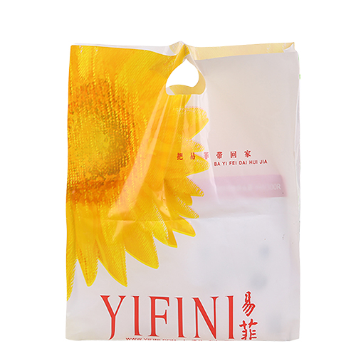 白色服裝PE平口袋定制