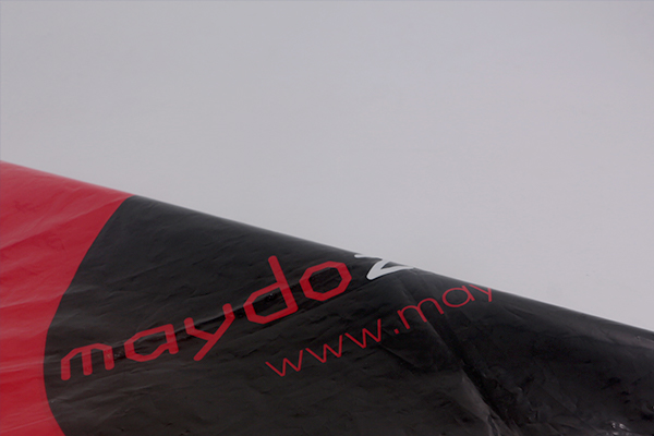 紅色pe購物手提宣傳袋