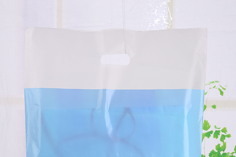 藍色PE平口服裝袋