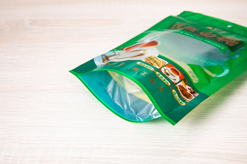 橙色透明pp服裝自粘袋